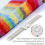 Automatic Knitting Machine Kit - 150 Stitches, 6.5mm Gauge, Easy-to-Use Plastic Sewing Tool for Sweaters, Scarves & Hats - Complete with Accessories for Home Crafting