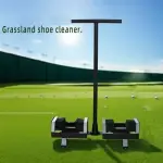 Shoe & Boot Scraper Brush with Handle - Efficient Mud Remover for Front Door, Garden & Outdoor Use