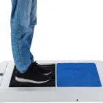Sole Cleaning Machine, Shoe Cleaner Polisher, Entrance Shoe Brush Fully Automatic Dust-Free Workshop Cleaning, Deep Cleaning Without Leaving Traces, for Hotel Entrance Hall Sales Center
