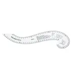 Fashionable Clear Sewing Ruler Set for Efficient Pattern Making Tailoring 7Pcs for Household