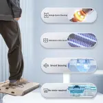 Automatic Shoe Cleaner Machine, Electric Shoe Polisher & Deodorizer, 260RPM Powerful Suction Shoe Sanitizer Machine, Portable Shoe Washing Machine for Home Office, Disinfecting Shoes Machine,A-1