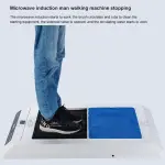 Fully Automatic Sole Cleaning Machine Automatic Induction Shoe Cleaner Polisher Entrance Shoe Brush with Water Change Reminder Composite Cotton Absorbent Pad