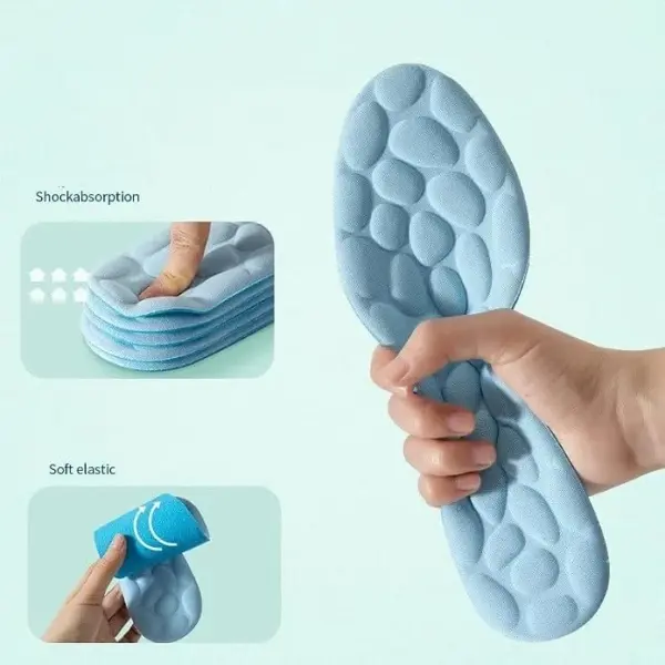 JSEIAJB Breathable Sports Insoles For Sneakers Memory Foam Insole Shoes Sole Soft Cushion Running Shock Absorption Pad