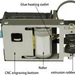 Portable Cycloid Veneer Stitching Machine for Wood Panel, Ideal for Woodworking Splicing and Patchwork, Efficient Single Needle Sewing Tool