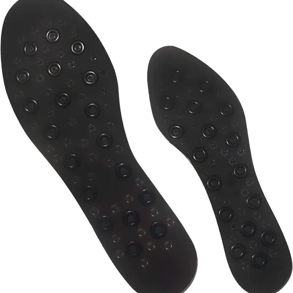Work Shoe Inserts Men for Nikken Kenko mSteps 20214, Sole Inserts for Nikken Magnetic Insoles with Foot Massage Nodes, Massaging Shoe Insoles for Men, Shock Absorbing Foot Support (Large, 7-12)