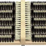 SCRUBIT Boot Scrubber Shoe Brush – Outdoor Boot Brush for Snow & Ice, All Weather Shoes & Boots Cleaner, Removes Snow, Sand and Mud – 14.2 x 10 in. Boot Scraper Door Mat