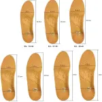 JSEIAJB Leather Orthotic Insole for Flat Feet Arch Support Orthopedic Shoes Sole Insoles for Men and Women Shoe Pad