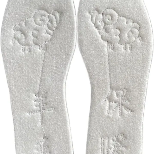 JSEIAJB Winter Warm Insoles Wool Thicken Soft Shoes Pads Breathable Skin-friendly Cotton Cashmere Keep Insole