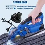 Electric Fabric Rotary Cutter - Adjustable Speed & Thickness, Multi-Layer Fabric & Leather Cutting Machine, Efficient Sewing Tool for Quilting & Crafting