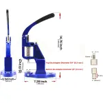 Manual Hand Press Machine for Setting Rivets, Grommets, Snaps, Buttons and Hole Puncher