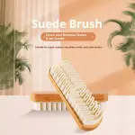 Magic Rubber Shoe Brush for Suede,Rubber Shoe Brush Cleaner,Lazy Shoes Brushs,Suede Eraser for Removing Stains for Shoes, Jacket, Purse, Bags, Sofa with Wooden Handle (3PCS)
