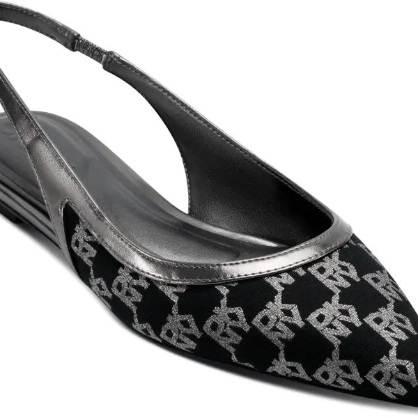 DKNY Women's Millbury Slingback Pointed Toe Ballet Flat