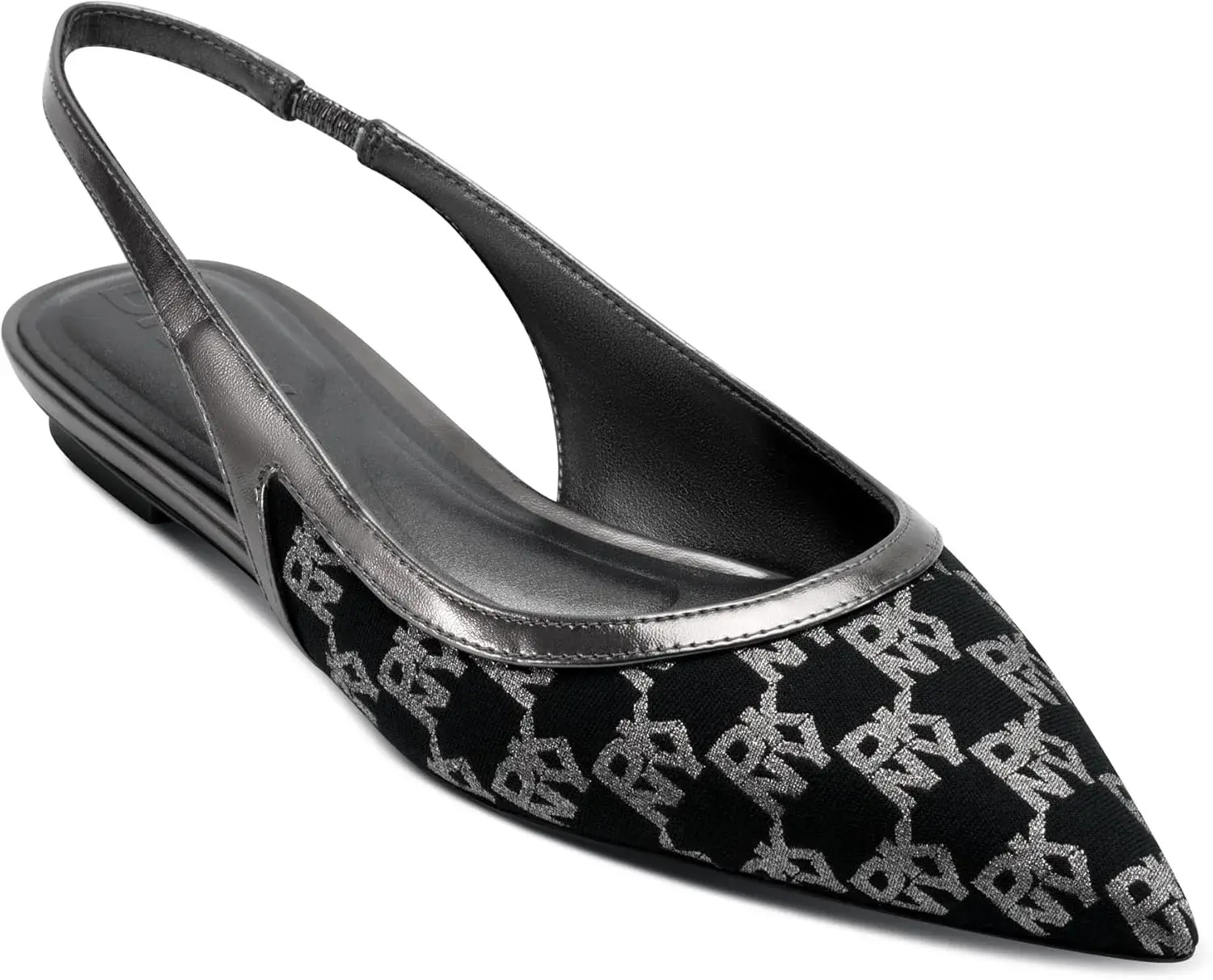 DKNY Women's Millbury Slingback Pointed Toe Ballet Flat