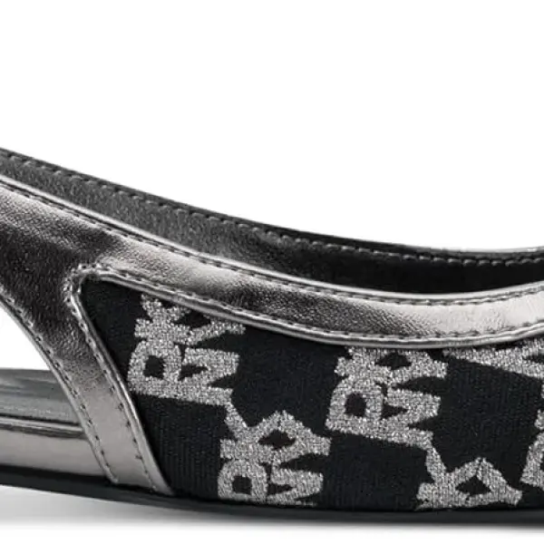 DKNY Women's Millbury Slingback Pointed Toe Ballet Flat