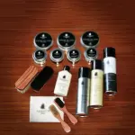 French Care Shoe Brush Shoe Polish Set Gift Box Beech Shoe Brush Gift Box