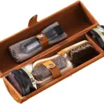 Colaxi Shoe Care Kit Polishing Tool for Men Black and Colorless Cream Shoe Cleaning Kit