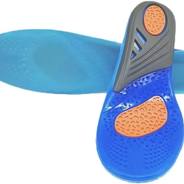 JSEIAJB Gel Insole Silicone Orthopedic Massaging Shoe Inserts Sports Shock Absorption Pad Comfortable for Men Women Shoes