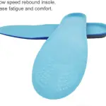 JSEIAJB Gel Insole Silicone Orthopedic Massaging Shoe Inserts Sports Shock Absorption Pad Comfortable for Men Women Shoes