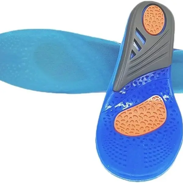 JSEIAJB Gel Insole Silicone Orthopedic Massaging Shoe Inserts Sports Shock Absorption Pad Comfortable for Men Women Shoes
