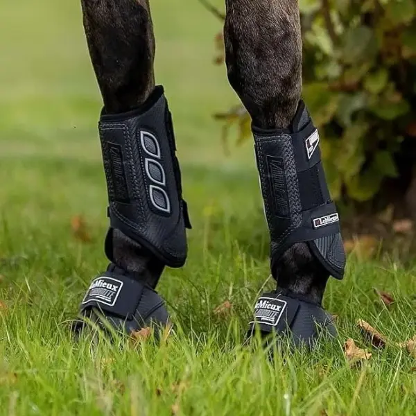 LeMieux Cross Country Front Horse Boots - Protective Gear and Training Equipment - Equine Boots, Wraps & Accessories